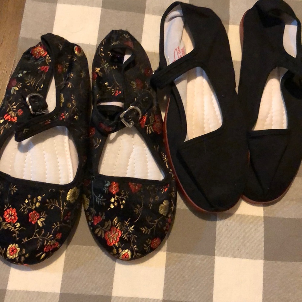2 Pair China Doll Mary Janes
